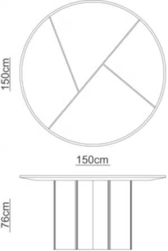 LORCA II - Round wooden table by Casa Magna - view 3